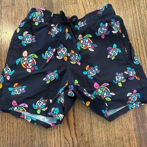 Colorful Turtle Print Vilbrequin Kids Shorts